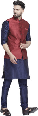 BEN COOPER Men Kurta Churidar Ethnic Jacket Set
