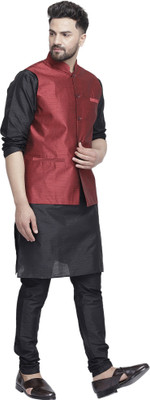 BEN COOPER Men Kurta Pyjama Ethnic Jacket Set