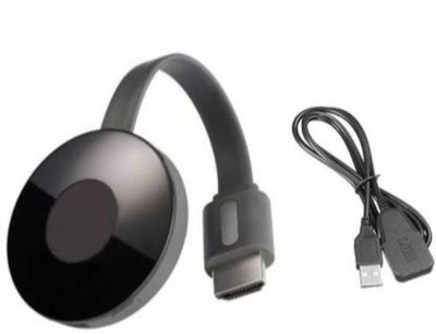 SYARA CXJ_477Y Chrome cast WiFi HDMI Dongle & Wireless Display for TV\Laptop\Desktop\Tablet Compatible with All Smartphone Media Streaming Device(Black)
