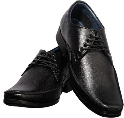Khadim's Solid Derby For Men(Black , 6)