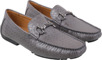 METRO Mocassin For Men(Grey , 8)