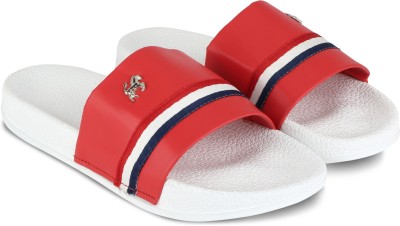 EUGENIE CLUB Men Flip Flops(Red , 8)