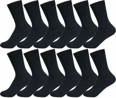 PinKit Men Mid-Calf/Crew(Pack of 12)