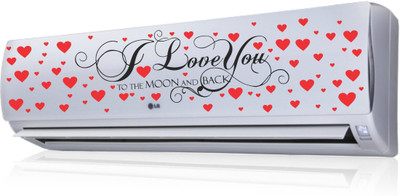 VCREATE DECOR 58 cm Love You Removable Sticker(Pack of 1)