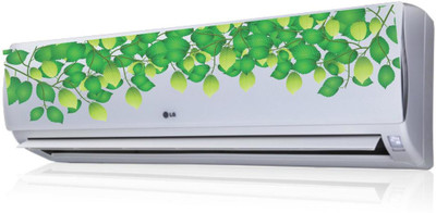 VCREATE DECOR 91 cm Green Leafs Removable Sticker(Pack of 1)