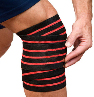 STEIGEN FITNESS Knee Wrap for Squats, Knee Band,Weight Lifting Wraps,Cross Fit,Knee Wraps Knee Support(Red)