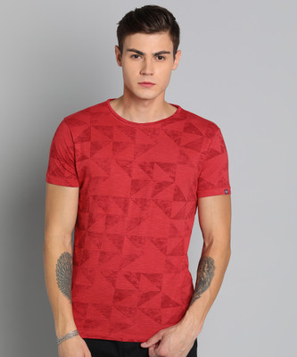 pepe-jeans-printed-men-round-neck-red-t-shirt