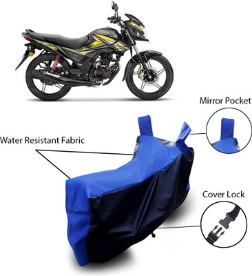 Shelterhub Enterprises Two Wheeler Cover for Honda(CB, Blue)