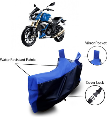 MSR STORE Waterproof Two Wheeler Cover for Mahindra(Blue)