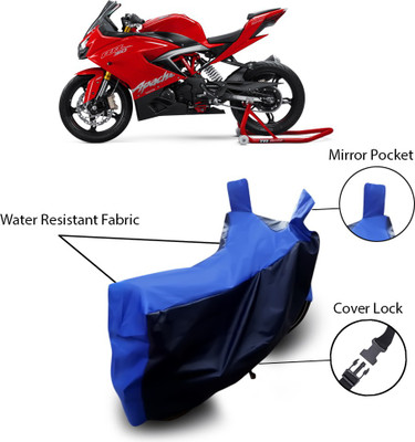 Shelterhub Enterprises Two Wheeler Cover for TVS(Apache RR 310, Blue)