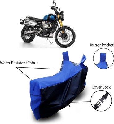 Shelterhub Enterprises Two Wheeler Cover for Universal For Bike(Blue)