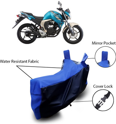 THE REAL ARV Two Wheeler Cover for Yamaha(Blue, Black)