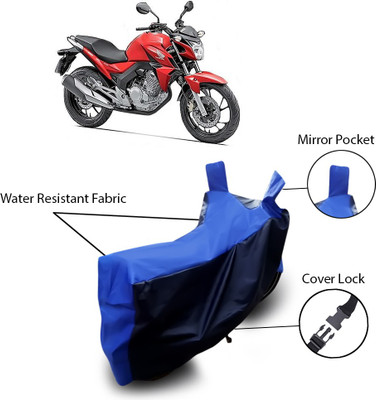 Shelterhub Enterprises Two Wheeler Cover for Honda(CB Twister, Blue)