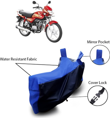 Shelterhub Enterprises Two Wheeler Cover for Hero(HF Deluxe, Blue)