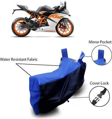 MSR STORE Waterproof Two Wheeler Cover for KTM(RC 200, Blue)