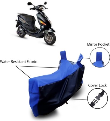 MSR STORE Waterproof Two Wheeler Cover for Hero(Electric Cruz, Blue)