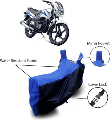 ANTHUB Two Wheeler Cover for Universal For Bike(Black)