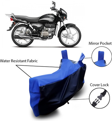 MSR STORE Waterproof Two Wheeler Cover for Hero(Blue)