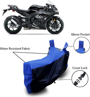 SnehaSales Two Wheeler Cover for Kawasaki(Blue)