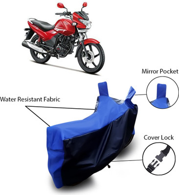 THE REAL ARV Two Wheeler Cover for Hero(Achiever, Black, Blue)