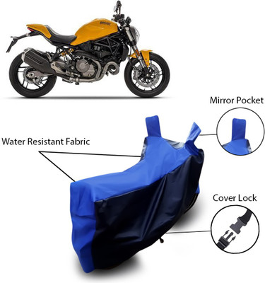 ANTHUB Waterproof Two Wheeler Cover for Ducati(Blue)