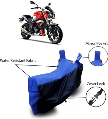 MSR STORE Waterproof Two Wheeler Cover for Mahindra(Blue)