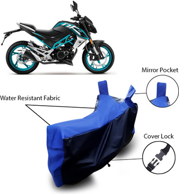 MSR STORE Waterproof Two Wheeler Cover for TVS(Blue)