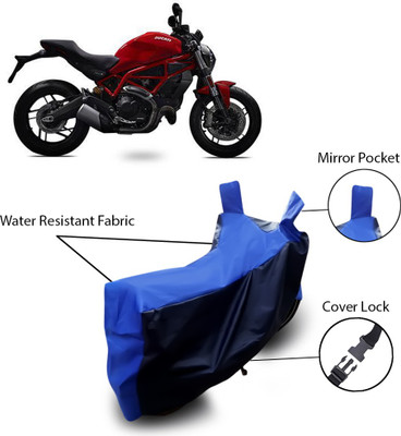 ANTHUB Two Wheeler Cover for Ducati(Blue)
