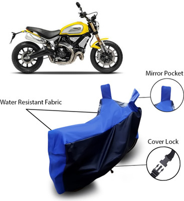 ANTHUB Two Wheeler Cover for Ducati(Blue)