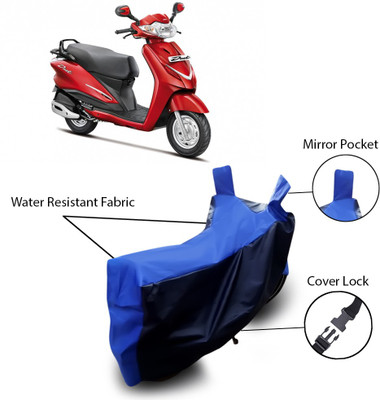 THE REAL ARV Waterproof Two Wheeler Cover for Hero(Duet, Blue)