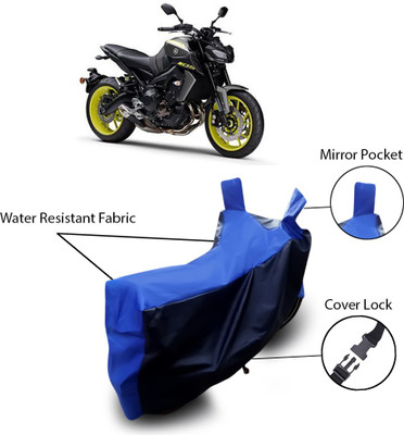 MSR STORE Waterproof Two Wheeler Cover for Yamaha(MT 9, Blue)