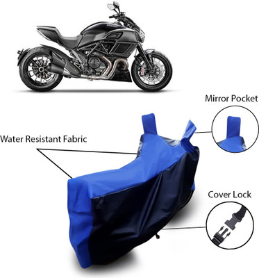 ANTHUB Two Wheeler Cover for Ducati(Blue)