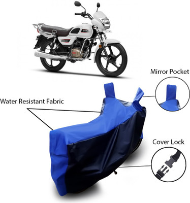 MSR STORE Waterproof Two Wheeler Cover for TVS(Blue)