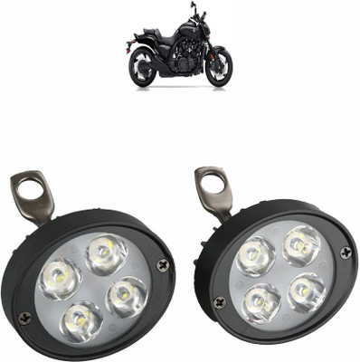 AdroitZ Headlight, Side Marker, Mirror Light LED for Yamaha(Universal For Bike, Pack of 2)