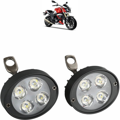 AdroitZ Headlight, Side Marker, Mirror Light LED for Mahindra(Universal For Bike, Pack of 2)