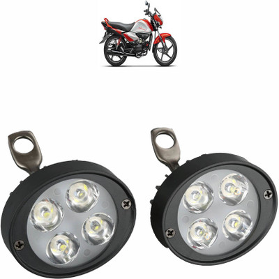 AdroitZ Headlight, Side Marker, Mirror Light LED for Hero(Universal For Bike, Pack of 2)