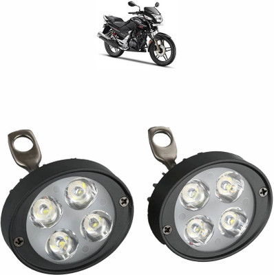 AdroitZ Headlight, Side Marker, Mirror Light LED for Bajaj(Universal For Bike, Pack of 2)