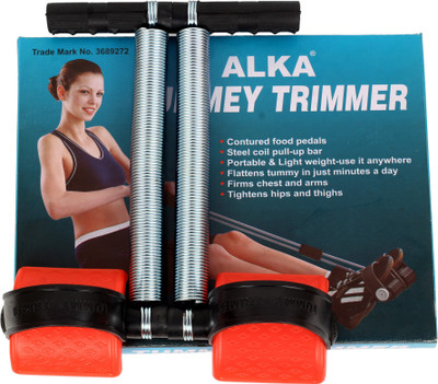 ALKA RED PEDAL AB EXERCISER DOUBLE STEEL COIL -TUMMY TRIMMER Ab Exerciser(Red)