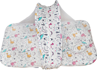 Oscar Home Baby-Mosquito-net-bedding-set-foam-mattress-babypillowDino Baby Mosquito Net Bedding Set Foam Mattress Baby-Mosquito-net-bedding-set-foam-mattress-babypillow(Fabric, Multicolor)