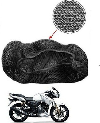 TelanSC cool-mesh-a-073 Single Bike Seat Cover For TVS Apache