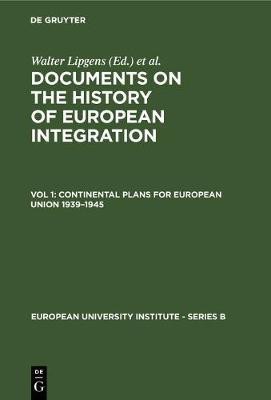 Continental Plans for European Union 1939-1945(English, Hardcover, unknown)