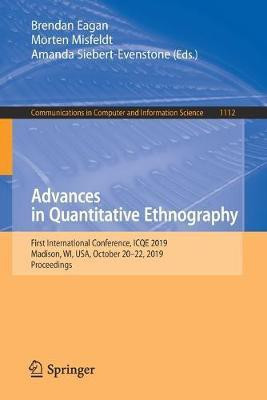 Advances in Quantitative Ethnography(English, Paperback, unknown)
