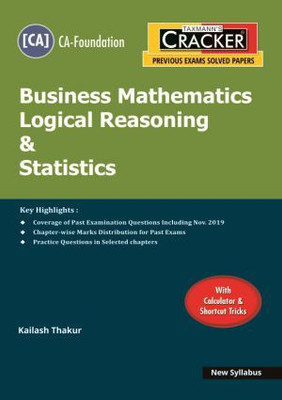 CRACKER - BUSINESS MATHEMATICS LOGICAL REASONING & STATISTICS(English, Paperback, Kailash Thakur)