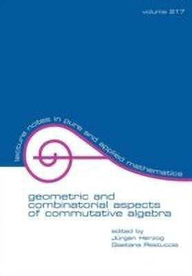 Geometric And Combinatorial Aspects Of Commutative Algebra(English, Paperback, unknown)