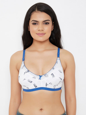 Clovia Women Full Coverage Non Padded Bra(White)