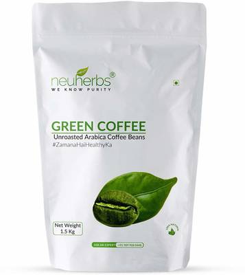 Neuherbs Green Coffee Beans for Weight Loss Instant Coffee  (1.5 kg)