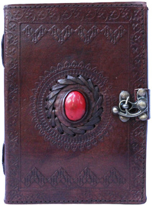 Apkamart Recycled Handmade A5 Diary Unruled 240 Pages(Brown)