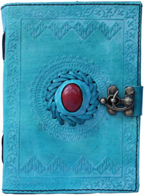 Apkamart Recycled Handmade A5 Diary Unruled 240 Pages(Blue)