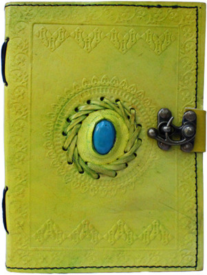 Apkamart Recycled Handmade A5 Diary Unruled 240 Pages(Yellow)