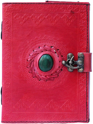 Apkamart Recycled Handmade A5 Diary Unruled 240 Pages(Red)